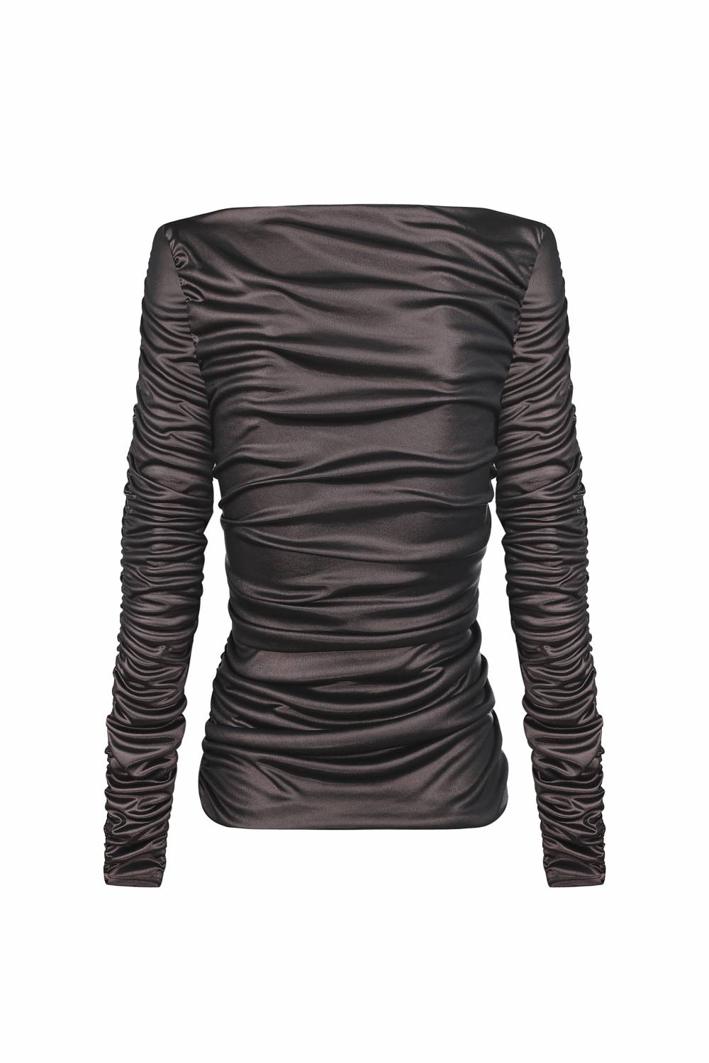 Bronze longsleeve with drape  1