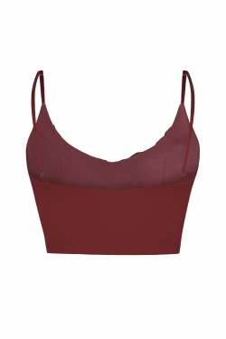 Burgundy top with flowers1