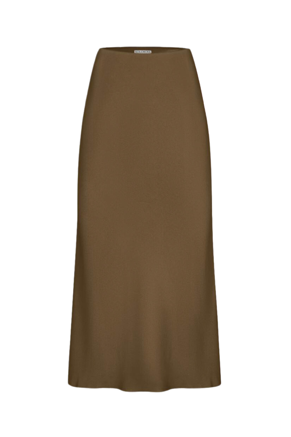 Olive midi skirt 2