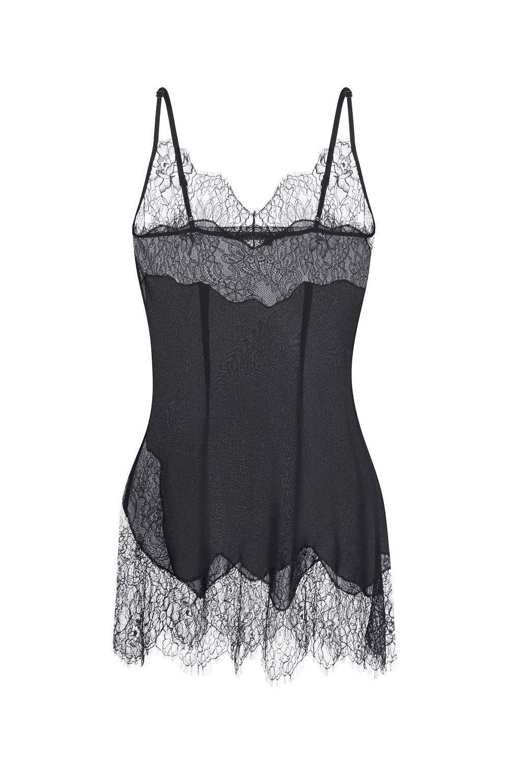 SLIP DRESS WITH LACE 1