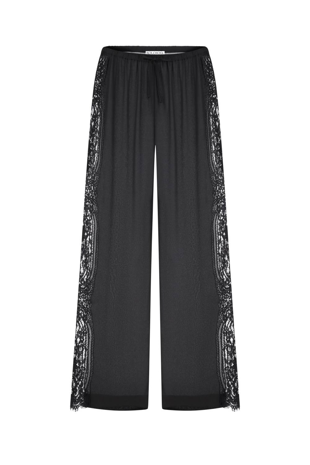 PANTS WITH LACE INSERTS 2
