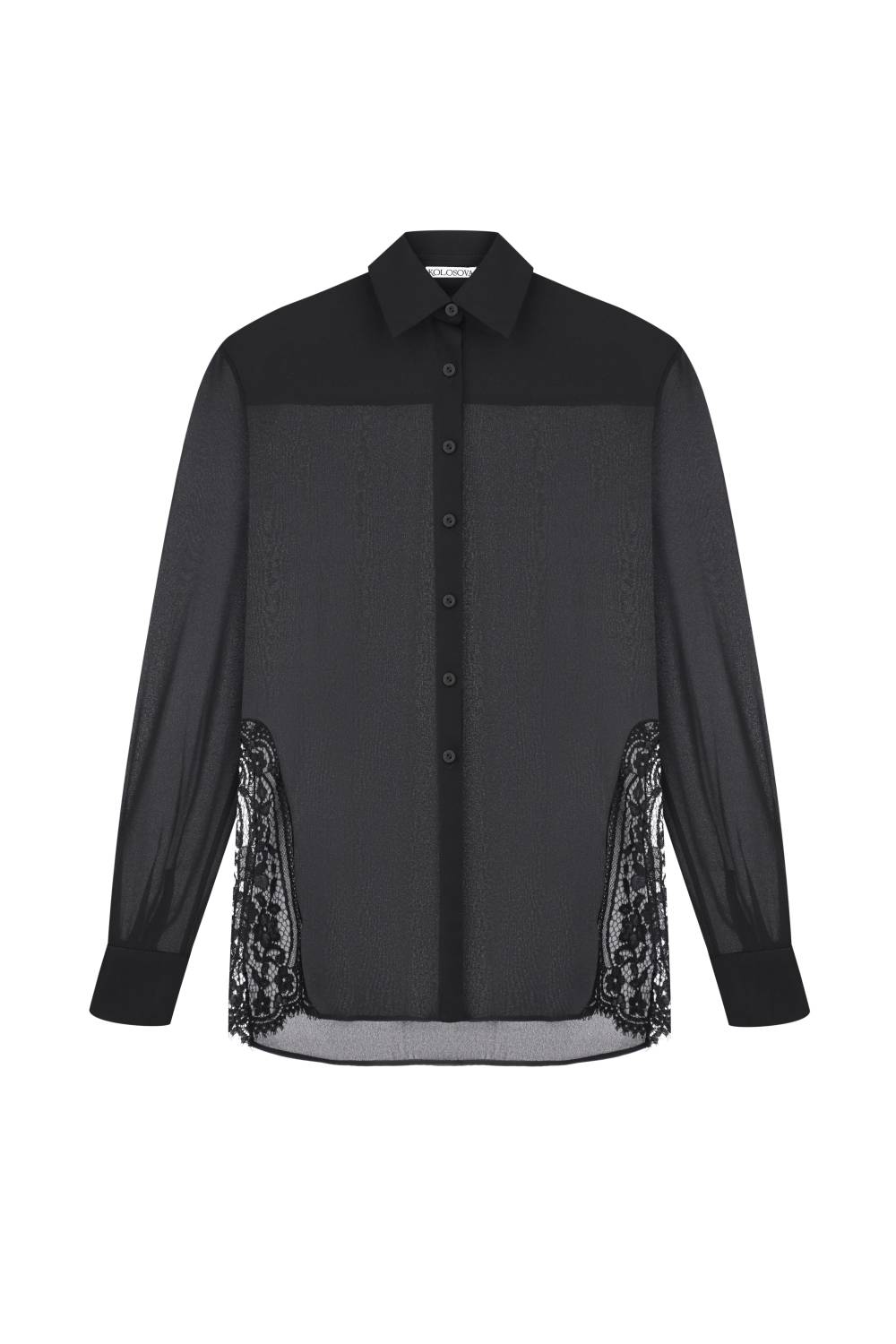 SHIRT WITH LACE INSERTS 2