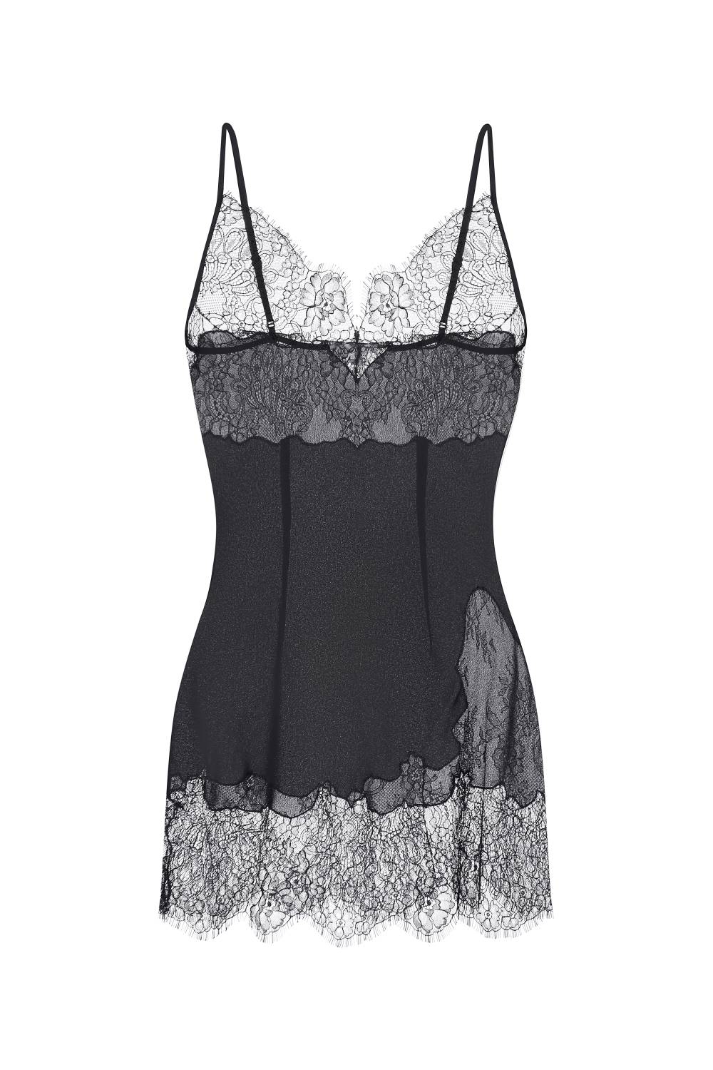 SLIP DRESS WITH LACE 2