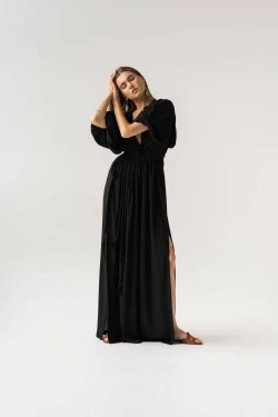 Black dress with ties6