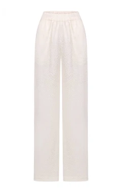 MILK PANTS WITH ANIMAL LEOPARD PRINT 1