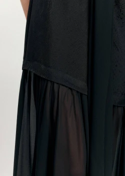 BLACK MAXI DRESS WITH REPTILES PRINT3