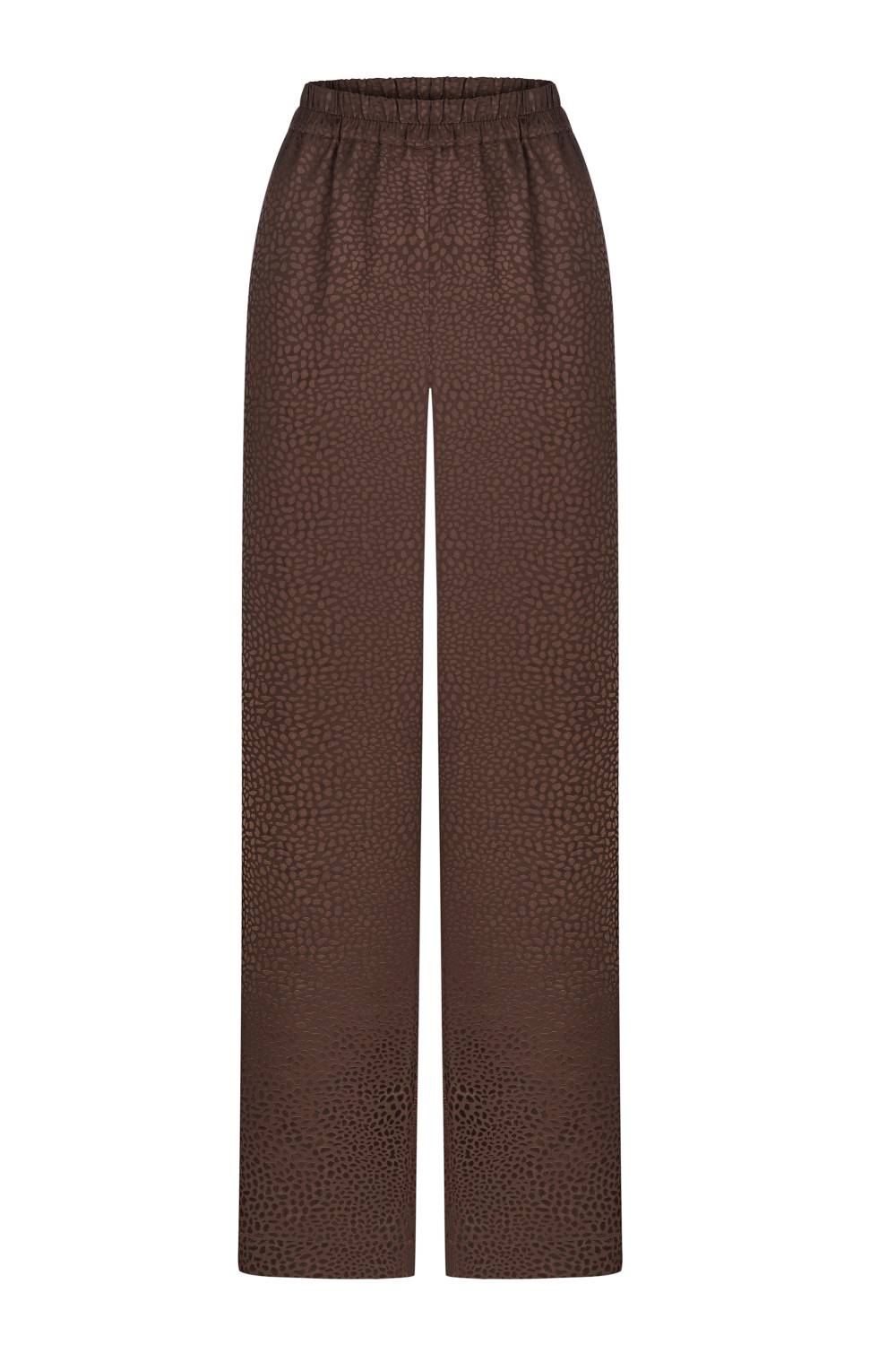 BROWN TROUSERS WITH ANIMAL LEOPARD PRINT 2