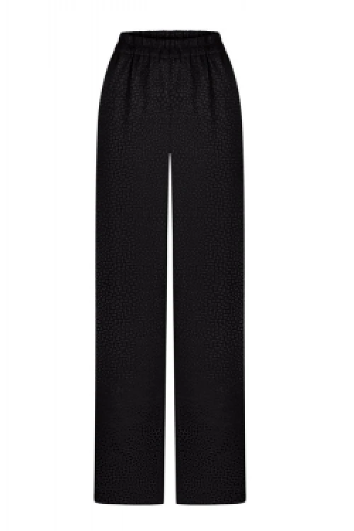BLACK TROUSERS WITH ANIMAL LEOPARD PRINT1