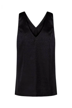 BLACK TOP WITH ANIMAL LEOPARD PRINT1