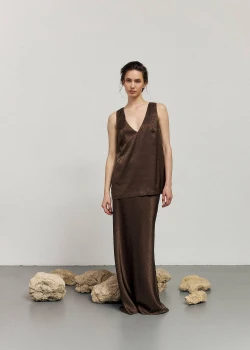 BROWN TOP WITH ANIMAL LEOPARD PRINT6