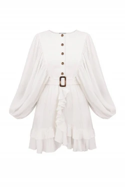 MILK MINI DRESS WITH BELT1