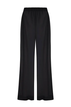 BLACK CHIFFON TROUSERS6