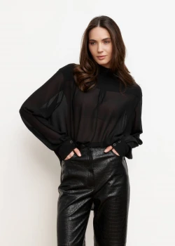 BLACK CHIFFON BLOUSE4