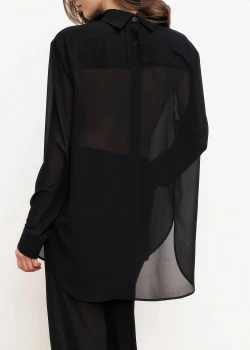 BLACK CHIFFON TROUSERS4