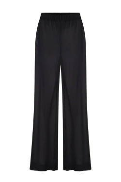 BLACK CHIFFON TROUSERS5
