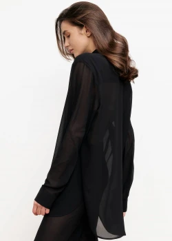 BLACK CHIFFON BLOUSE3