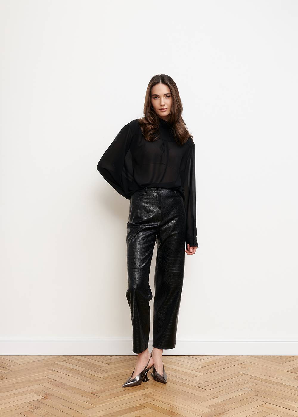 TEXTURED PANTS TAPERED 1