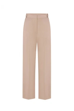 BEIGE STRAIGHT FIT PANTS 1