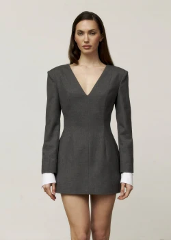 GREY MINI DRESS4