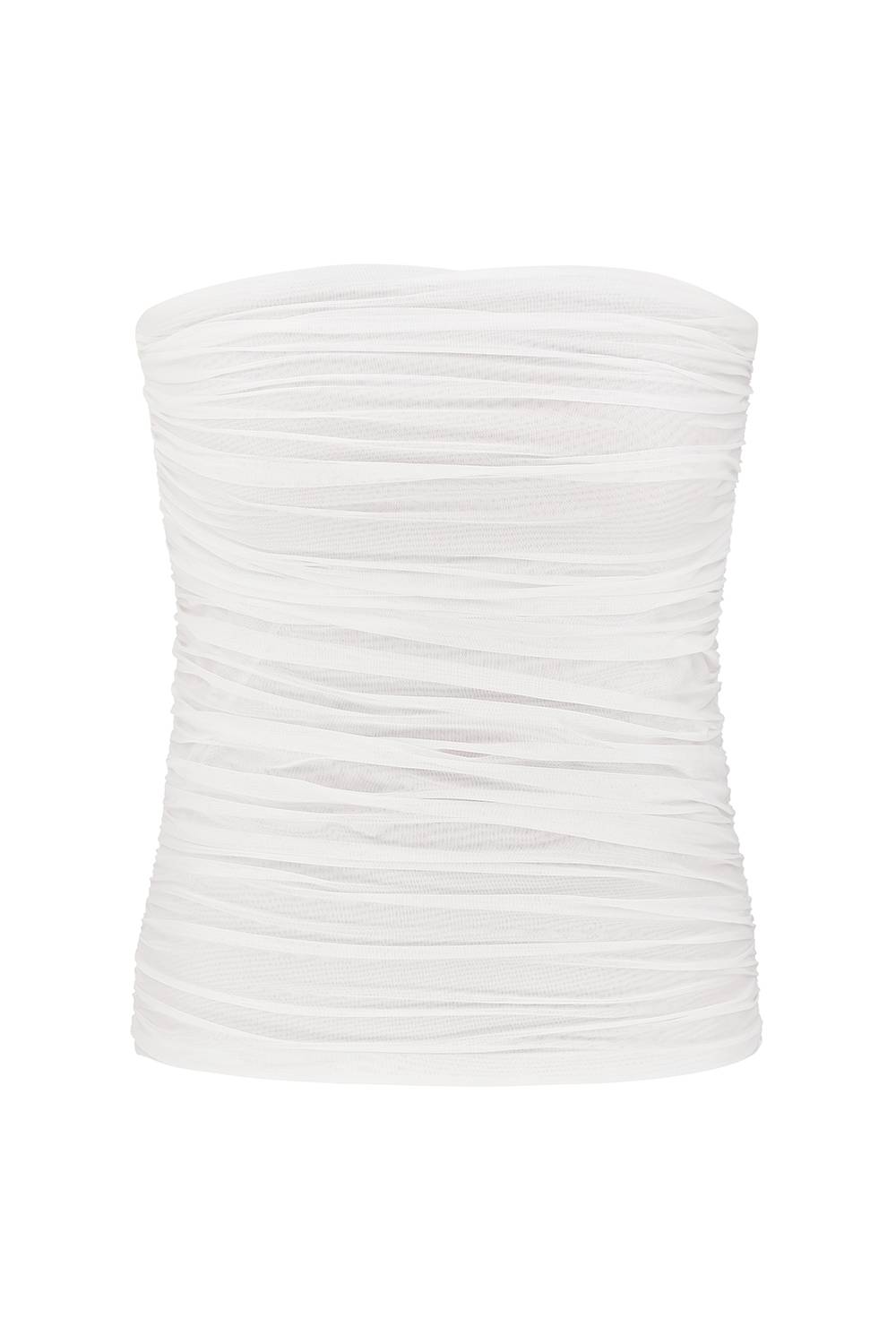 Bandeau top with mesh 2