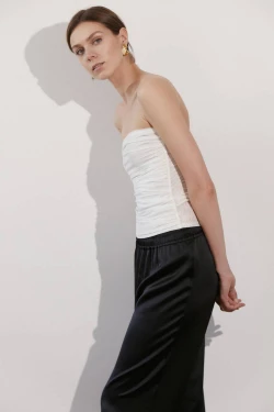 Bandeau top with mesh2