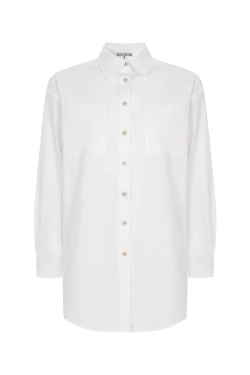 Milk linen  suit4