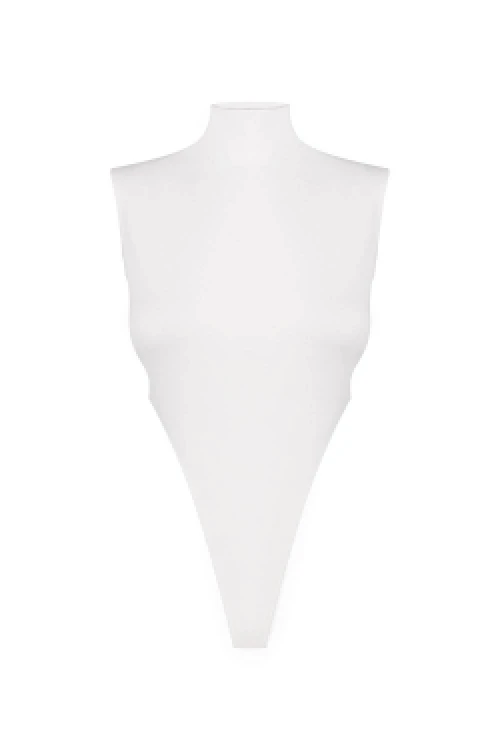 MILKY BODYSUIT WITH HIGH NECKLINES5