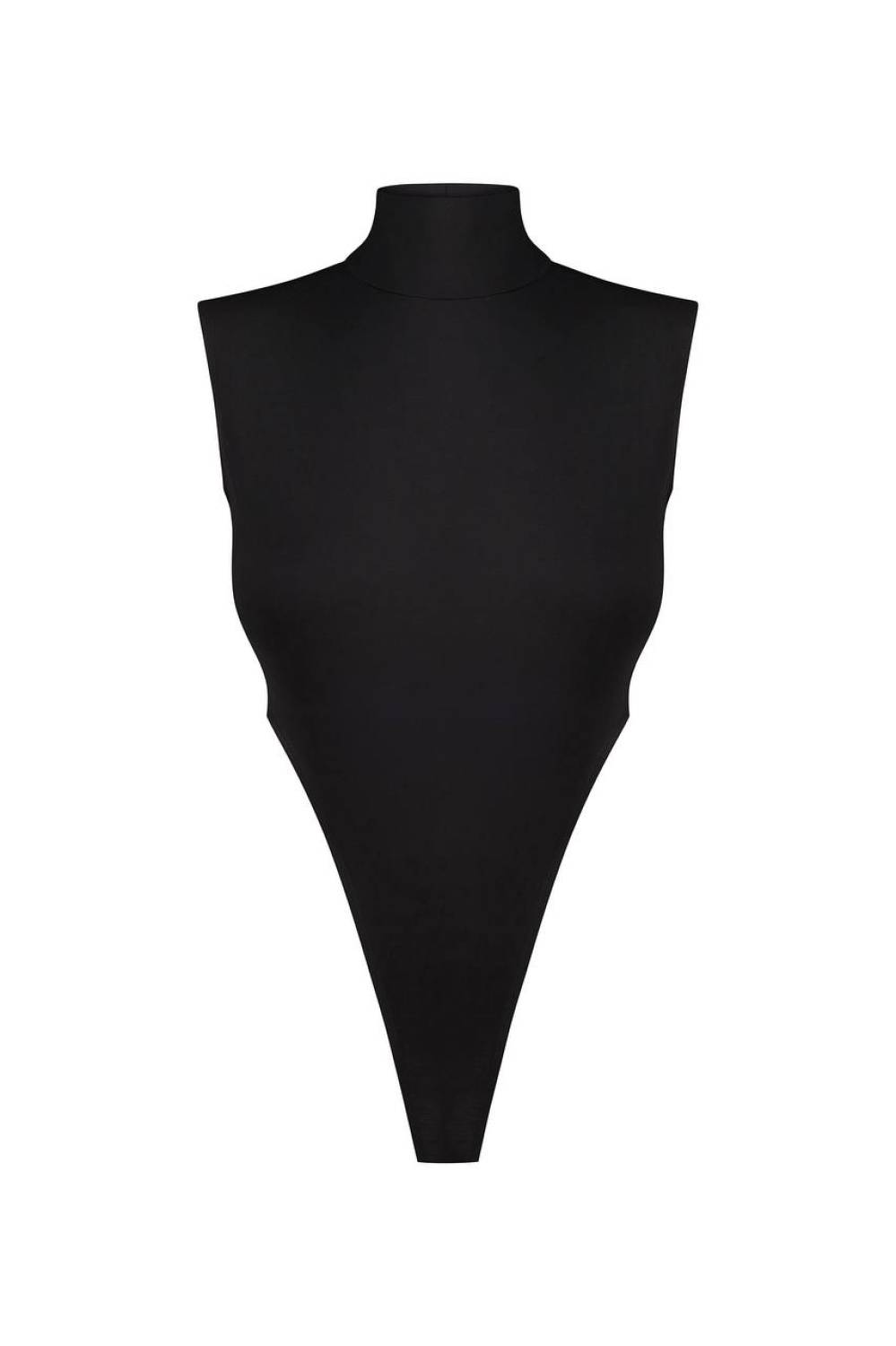 BLACK HIGH NECK BODYSUIT 2