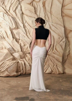 BLACK AND WHITE MAXI DRESS2
