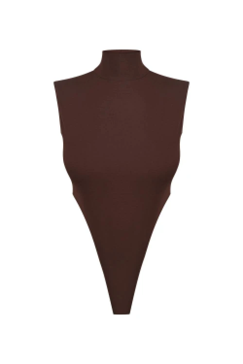 MILKY BODYSUIT WITH HIGH NECKLINES1