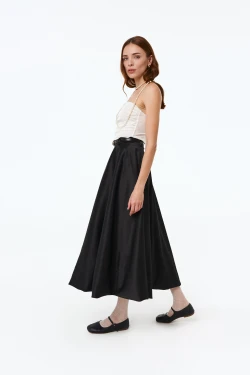 Black balloon skirt5