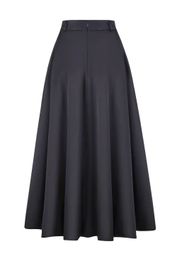 Black balloon skirt7