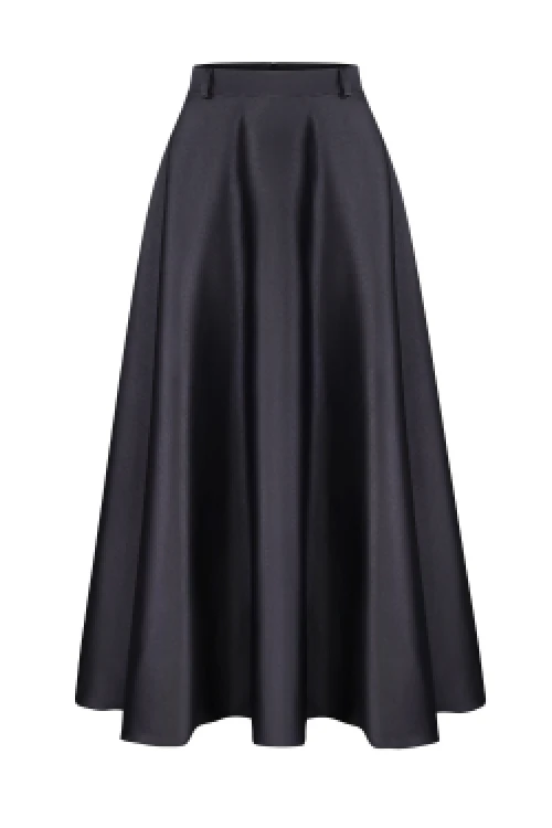 Black balloon skirt8