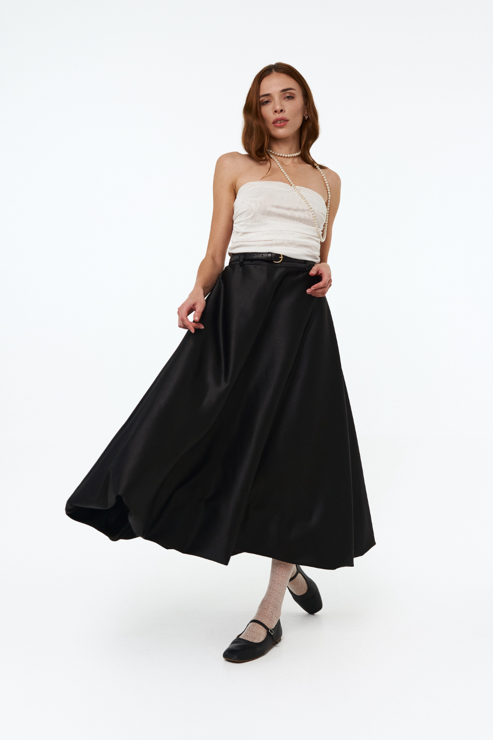 Black balloon skirt 1