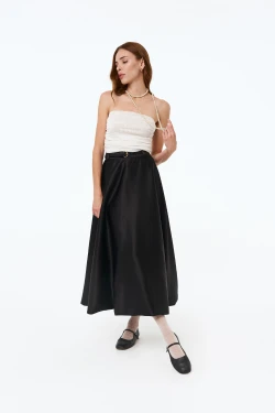 Black balloon skirt4