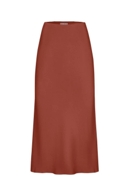 Terracotta midi skirt4
