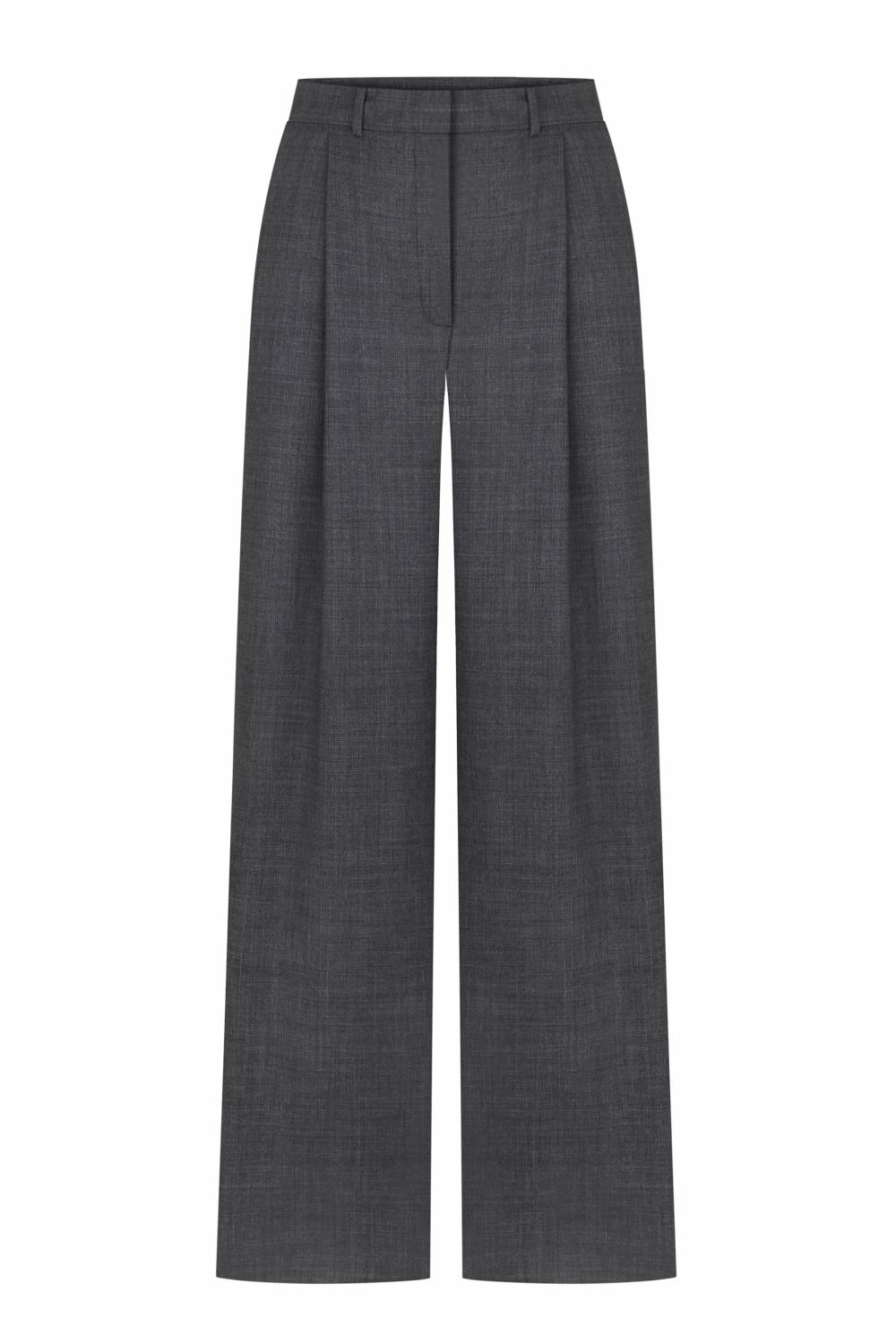 Gray PALAZZO TROUSERS  2