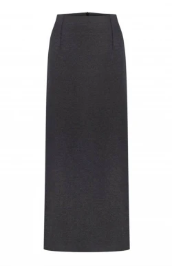 GRAPHITE MAXI SKIRT WITH SLOT4