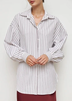 SHIRT WITH STRIPED VOLUME SLEEVES4