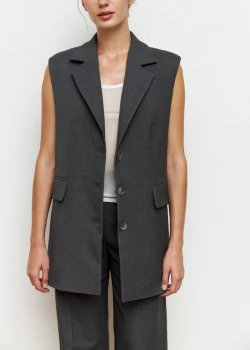 GRAPHITE VEST WITH STRAIGHT CUT2