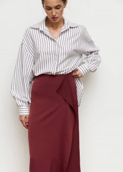 SHIRT WITH STRIPED VOLUME SLEEVES3