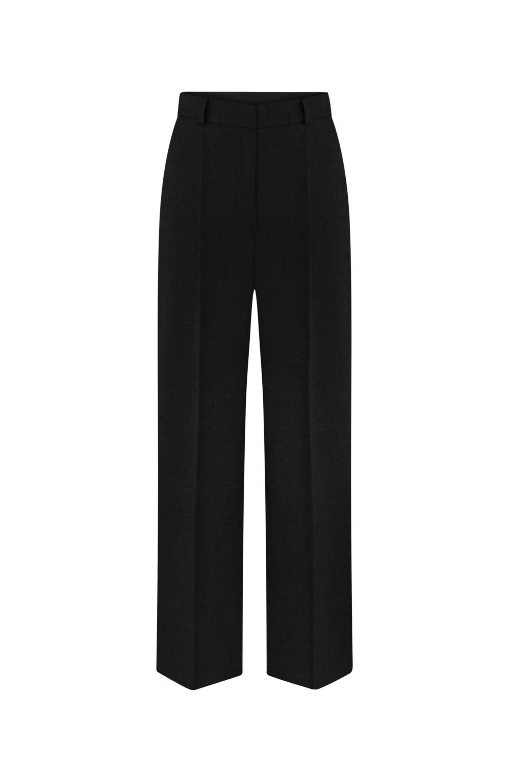 STRAIGHT BLACK TROUSERS